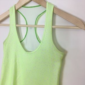 Lululemon Cool racerback polka dot tank